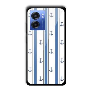Sailor Anchors Customized Printed Glass Back Cover for Realme Narzo 50 5G