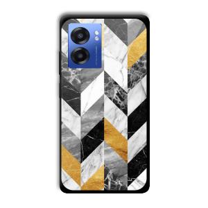 Marble Tiles Customized Printed Glass Back Cover for Realme Narzo 50 5G