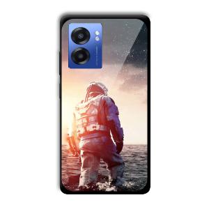 Interstellar Traveller Customized Printed Glass Back Cover for Realme Narzo 50 5G