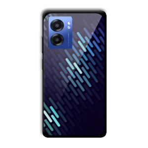 Blue Tiles Customized Printed Glass Back Cover for Realme Narzo 50 5G