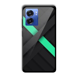 Green Cross Customized Printed Glass Back Cover for Realme Narzo 50 5G