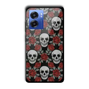 Red Skull Customized Printed Glass Back Cover for Realme Narzo 50 5G