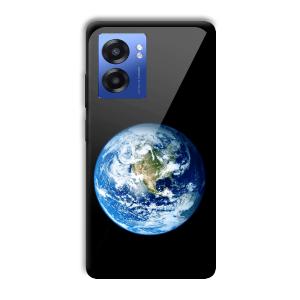 Floating Earth Customized Printed Glass Back Cover for Realme Narzo 50 5G