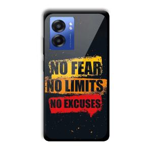No Fear Customized Printed Glass Back Cover for Realme Narzo 50 5G