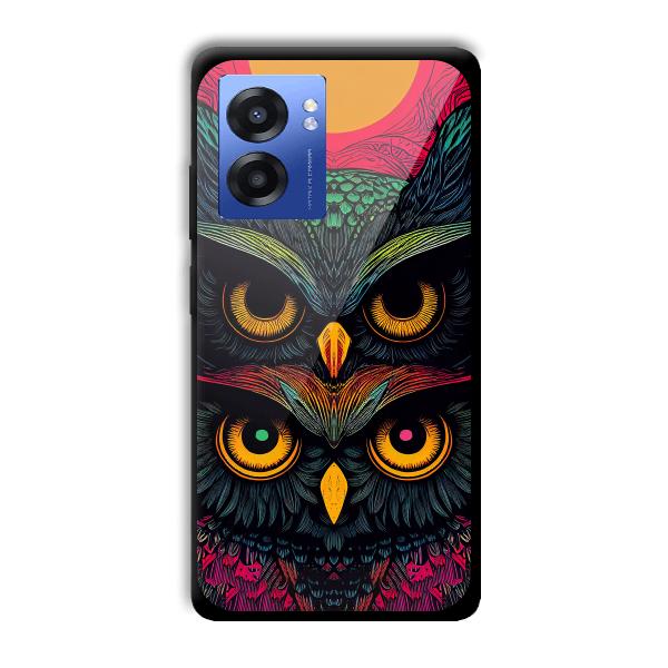 2 Owls Customized Printed Glass Back Cover for Realme Narzo 50 5G