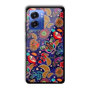 Animal Sketches Customized Printed Glass Back Cover for Realme Narzo 50 5G