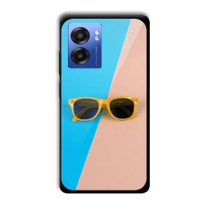 Cool Sunglasses Customized Printed Glass Back Cover for Realme Narzo 50 5G