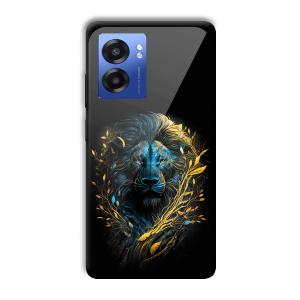 Golden Lion Customized Printed Glass Back Cover for Realme Narzo 50 5G