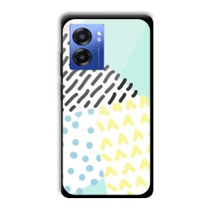 Cool Pattern Customized Printed Glass Back Cover for Realme Narzo 50 5G