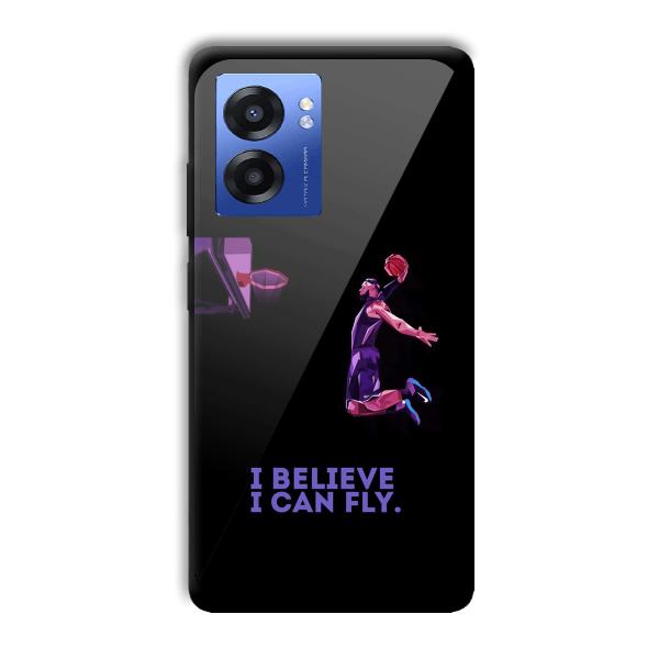 I Believe Customized Printed Glass Back Cover for Realme Narzo 50 5G
