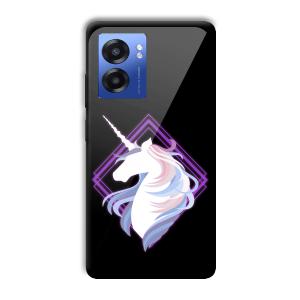 Unicorn Customized Printed Glass Back Cover for Realme Narzo 50 5G