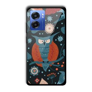 Blue Owl Customized Printed Glass Back Cover for Realme Narzo 50 5G