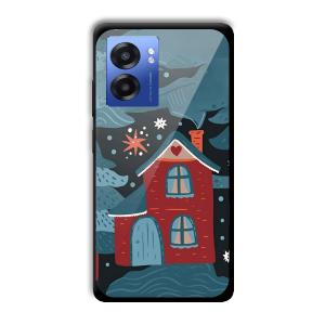 Red House Customized Printed Glass Back Cover for Realme Narzo 50 5G