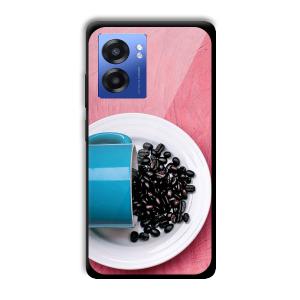 Coffee Beans Customized Printed Glass Back Cover for Realme Narzo 50 5G