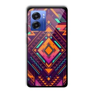 Purple Prism Customized Printed Glass Back Cover for Realme Narzo 50 5G