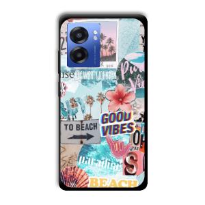 To the Beach Customized Printed Glass Back Cover for Realme Narzo 50 5G