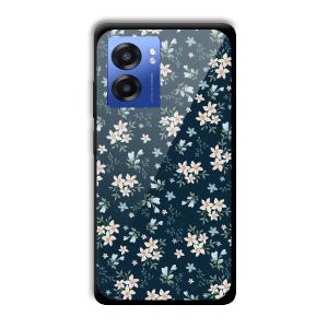 Little Flowers Customized Printed Glass Back Cover for Realme Narzo 50 5G