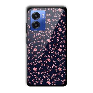 Little Pink Petals Customized Printed Glass Back Cover for Realme Narzo 50 5G