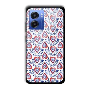 Little Spades Customized Printed Glass Back Cover for Realme Narzo 50 5G