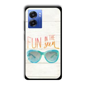 Fun in the Sun Customized Printed Glass Back Cover for Realme Narzo 50 5G