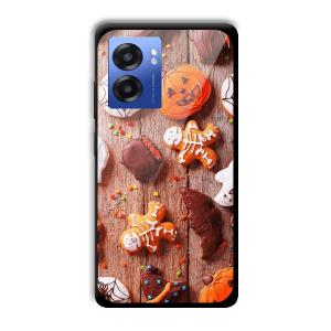 Gingerbread Customized Printed Glass Back Cover for Realme Narzo 50 5G