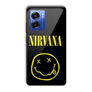 Nirvana Emoji Customized Printed Glass Back Cover for Realme Narzo 50 5G
