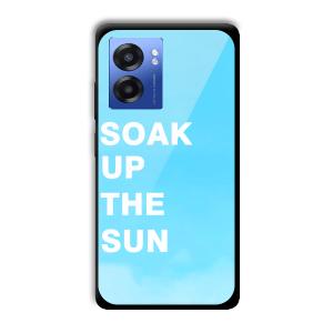 Soak Up The Sun Customized Printed Glass Back Cover for Realme Narzo 50 5G