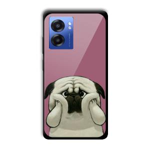 Chubby Dogo Customized Printed Glass Back Cover for Realme Narzo 50 5G