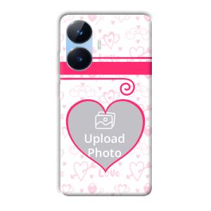 Hearts Customized Printed Back Cover for Realme Narzo N55