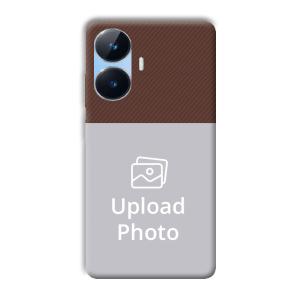 Brown Customized Printed Back Cover for Realme Narzo N55