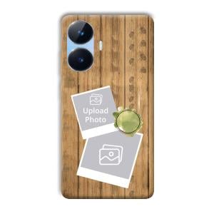 Wooden Photo Collage Customized Printed Back Cover for Realme Narzo N55