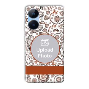 Henna Art Customized Printed Back Cover for Realme Narzo N55