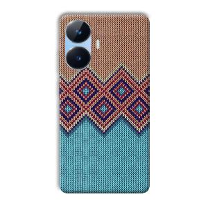 Fabric Design Phone Customized Printed Back Cover for Realme Narzo N55