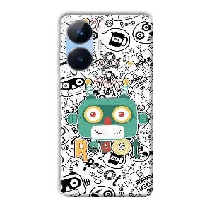 Animated Robot Phone Customized Printed Back Cover for Realme Narzo N55