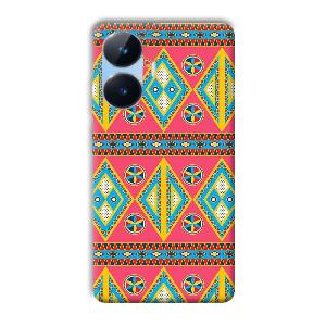Colorful Rhombus Phone Customized Printed Back Cover for Realme Narzo N55