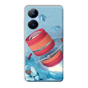 Blue Design Phone Customized Printed Back Cover for Realme Narzo N55