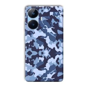 Blue Patterns Phone Customized Printed Back Cover for Realme Narzo N55