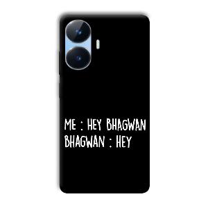 Hey Bhagwan Phone Customized Printed Back Cover for Realme Narzo N55