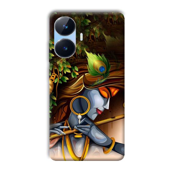 Krishna & Flute Phone Customized Printed Back Cover for Realme Narzo N55