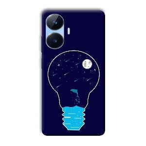 Night Bulb Phone Customized Printed Back Cover for Realme Narzo N55