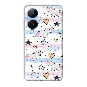 Unicorn Pattern Phone Customized Printed Back Cover for Realme Narzo N55