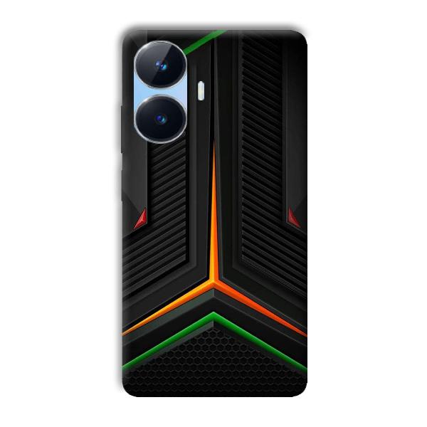 Black Design Phone Customized Printed Back Cover for Realme Narzo N55