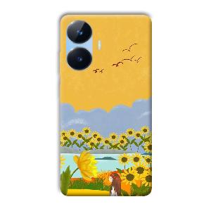 Girl in the Scenery Phone Customized Printed Back Cover for Realme Narzo N55