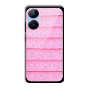 Pink Waves Customized Printed Glass Back Cover for Realme Narzo N55
