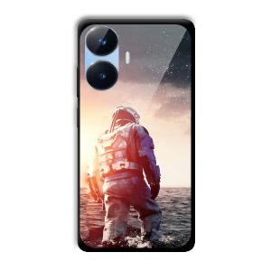 Interstellar Traveller Customized Printed Glass Back Cover for Realme Narzo N55