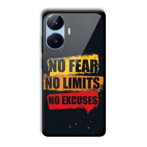 No Fear Customized Printed Glass Back Cover for Realme Narzo N55
