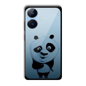Cute Panda Customized Printed Glass Back Cover for Realme Narzo N55