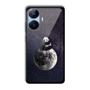 Astronaut Panda Customized Printed Glass Back Cover for Realme Narzo N55