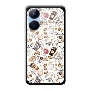 But Coffee First Customized Printed Glass Back Cover for Realme Narzo N55