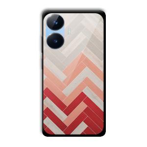 Light Red Customized Printed Glass Back Cover for Realme Narzo N55